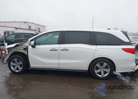 2019 Honda Odyssey Ex-L from USA, damaged, VIN 5FNRL6H73KB079011